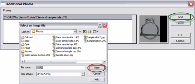 Multiple Image selection window