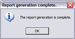 Report Complete