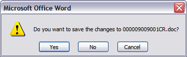 Save Changes to Card Report
